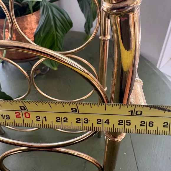 Gold Metal Wine Rack - Picture 5 of 5